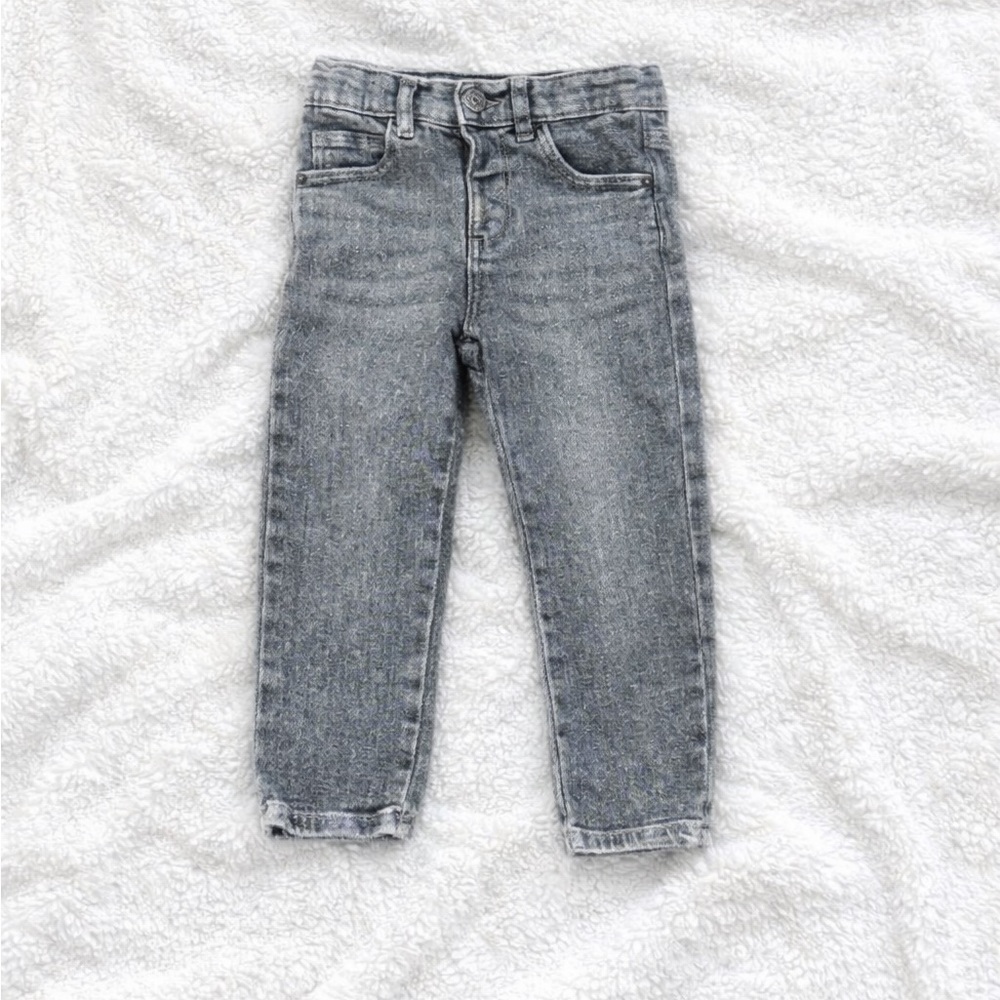 Zara Kids Charcoal Grey Denim Jeans | Boys 2T | Like New